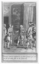 Illusztráció Prévost abbé "The Life and Adventures of Mr. Cleveland, Natural Son of Oliver Cromwell" című művéből.